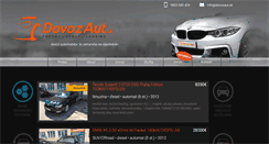 Desktop Screenshot of dovozaut.sk